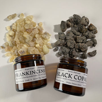 Frankincense and black Copal