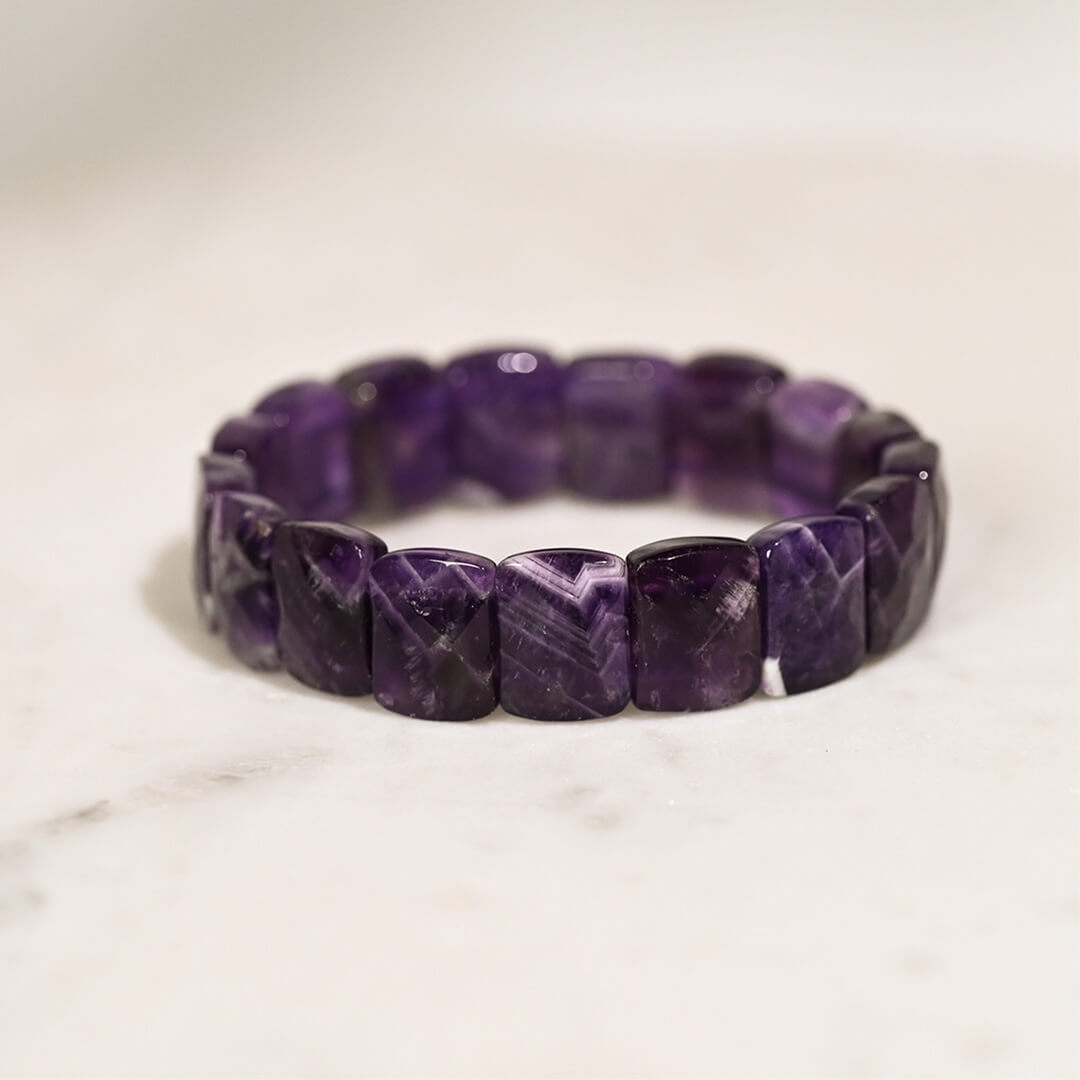 Amethyst Faceted bracelet by Maison Etherique