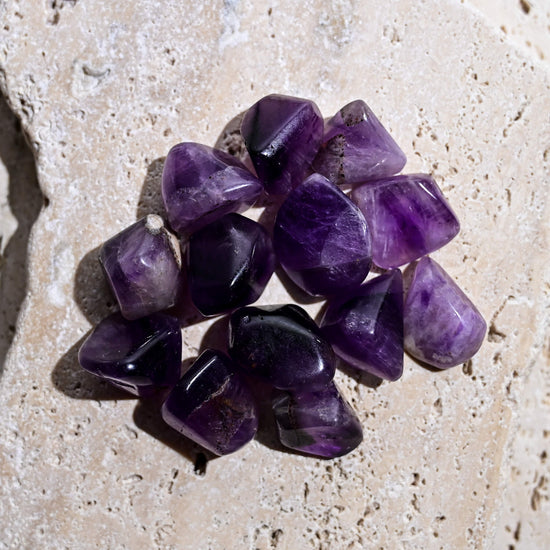 Amethyst Tumbled Stone by Maison Etherique