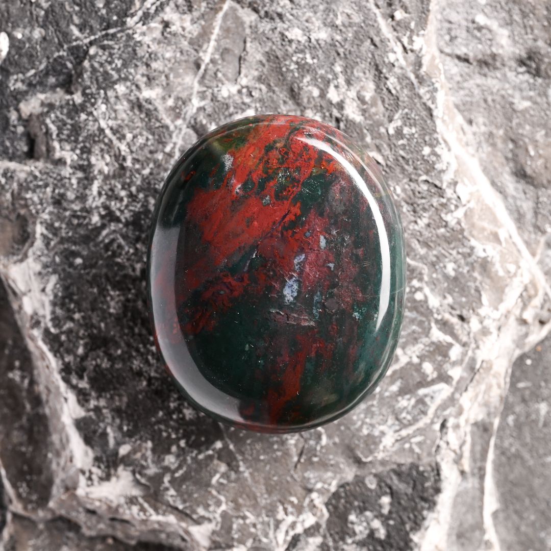 Bloodstone PalmStone by Maison Etherique