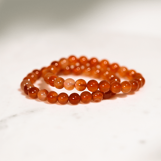 Carnelian crystal bracelet by Maison Etherique