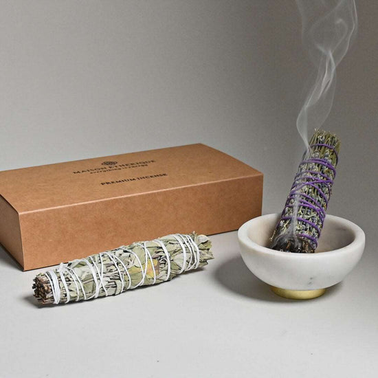 Smudging Lavender from Ceremonial Incense Smudging Kit