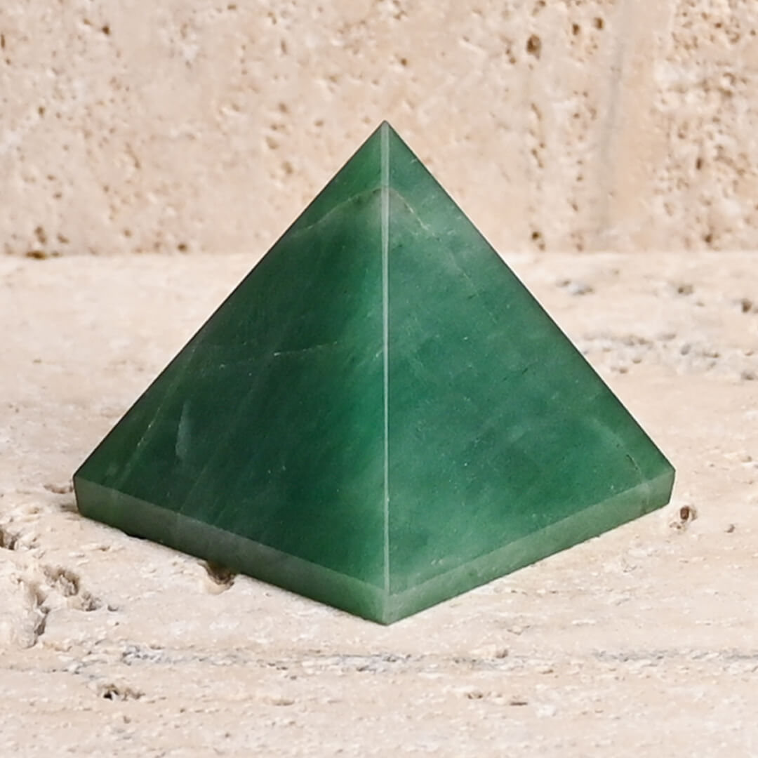 Green Jade Crystal Pyramid