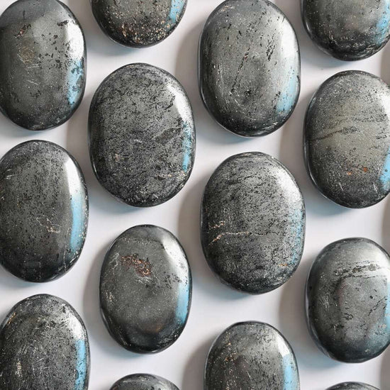 Hematite Palm Stones by Maison Etherique