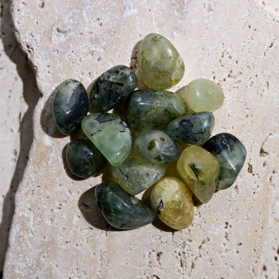 Prehnite Tumbled stones 