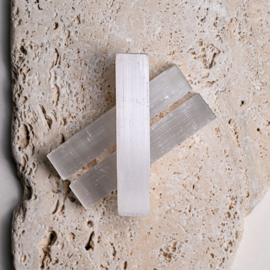 Selenite Crystal Wand by  Maison Etherique Dubai