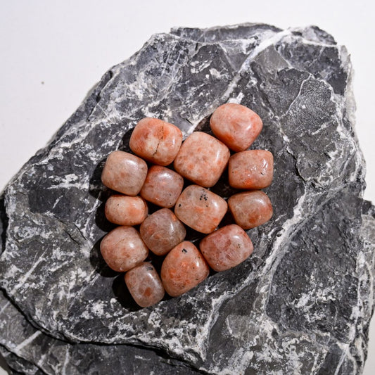 Natural Sunstone Tumbled Stone by Maison Etherique