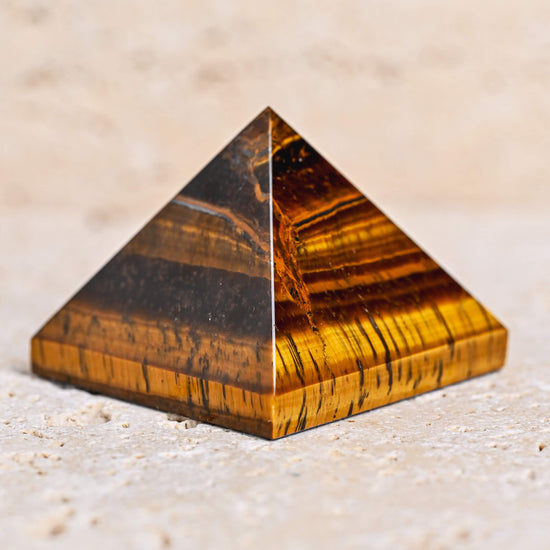 Tiger Eye Pyramid by Maison Etherique 