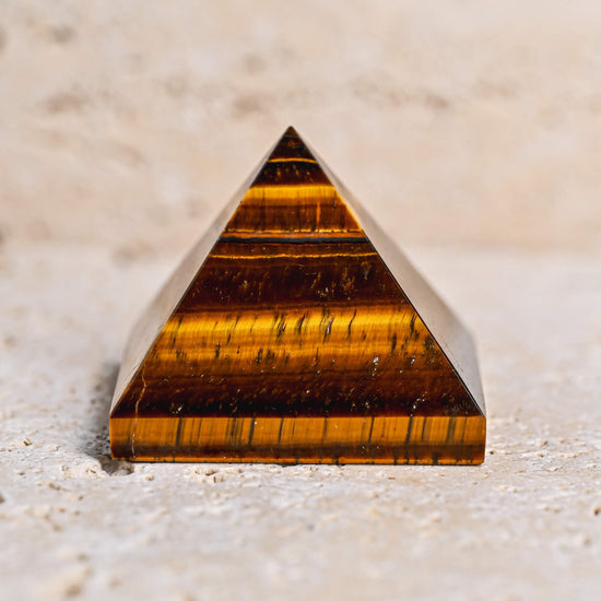 Tiger Eye Crystal Pyramid 