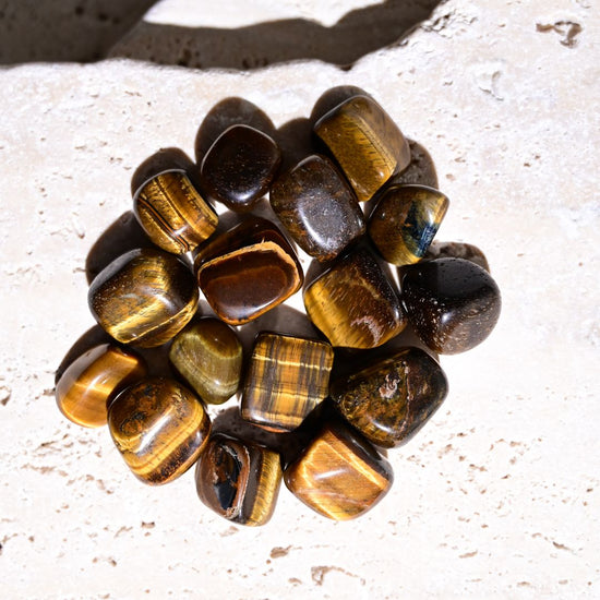 Tiger's Eye Tumbled Stones by Maison Etherique