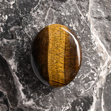 Tiger's Eye Palm Stone by Maison Etherique