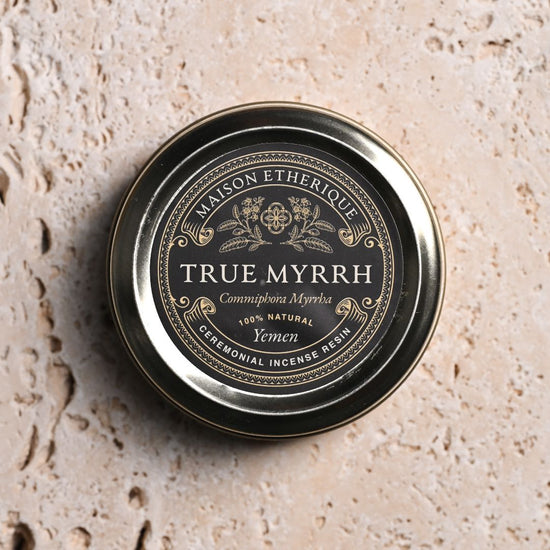 A close pack of True Myrrh Resi Incense 