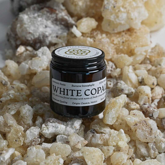 A jar of White Copal by Maison Etherique