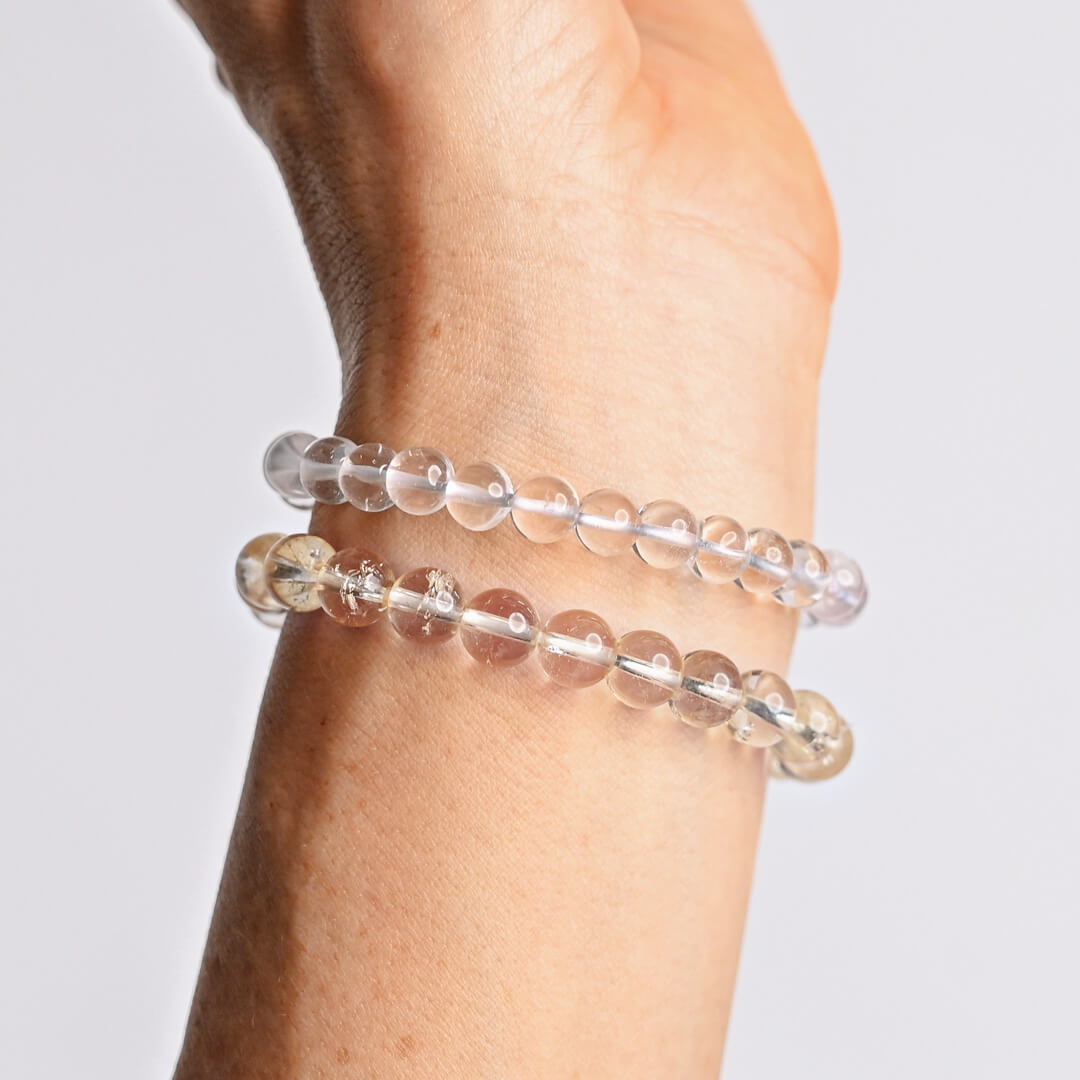 Clear Quartz Bracelets on hand