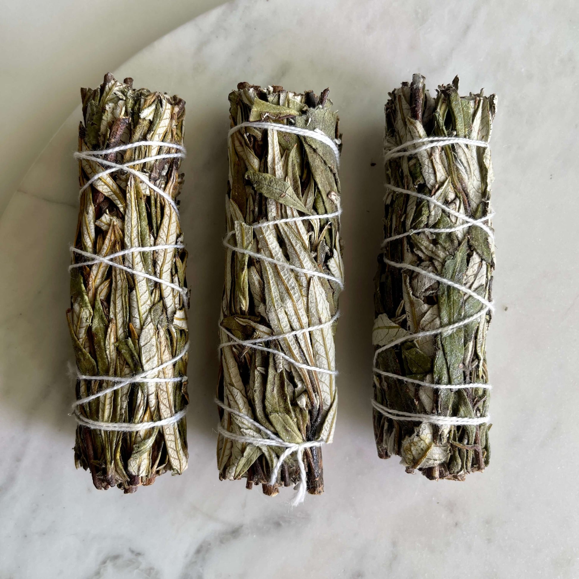 3 Smudge Sticks of Yerba Santa 4 Inch by Maison Etherique