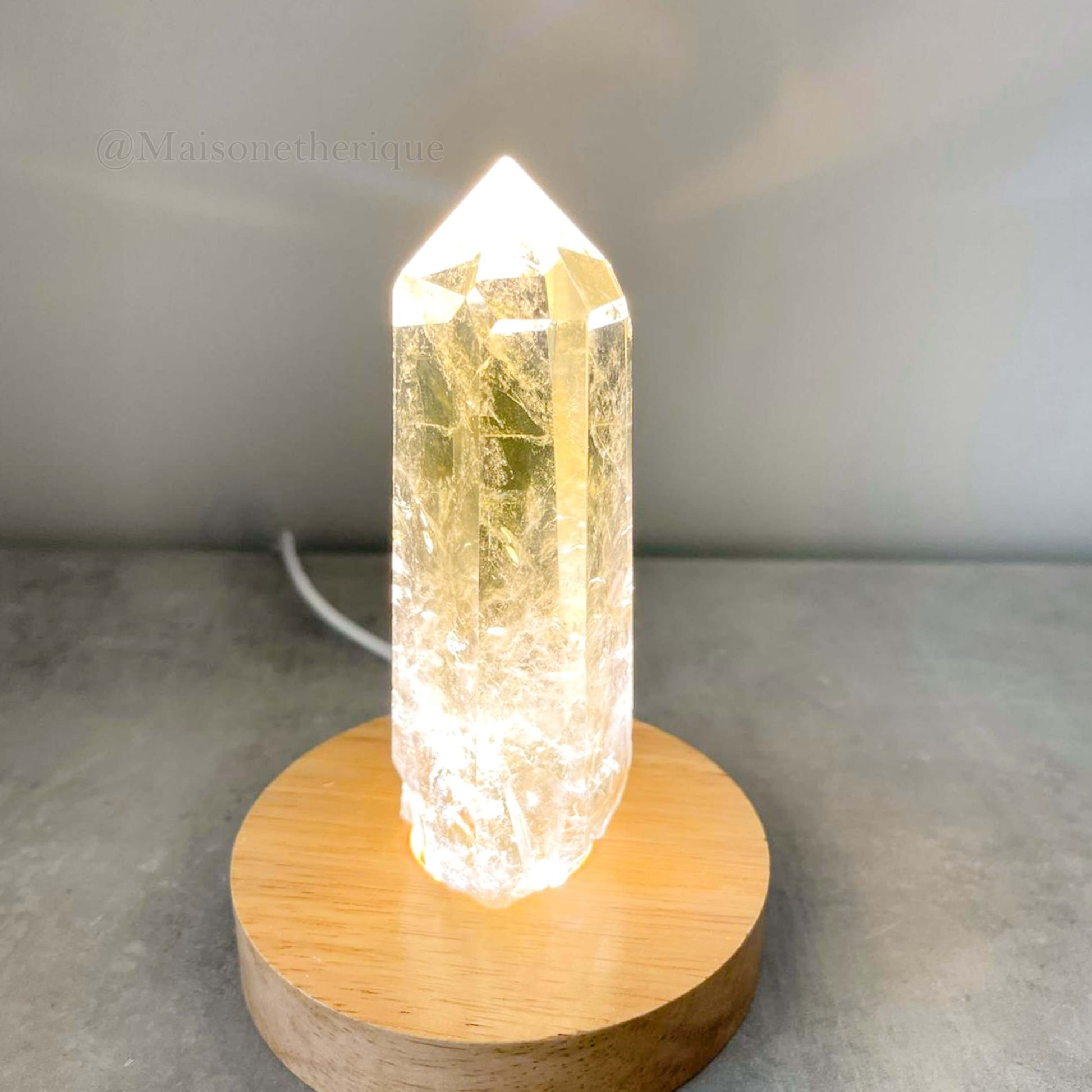 A selenite Led Light